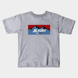 Alaska Mountains Kids T-Shirt